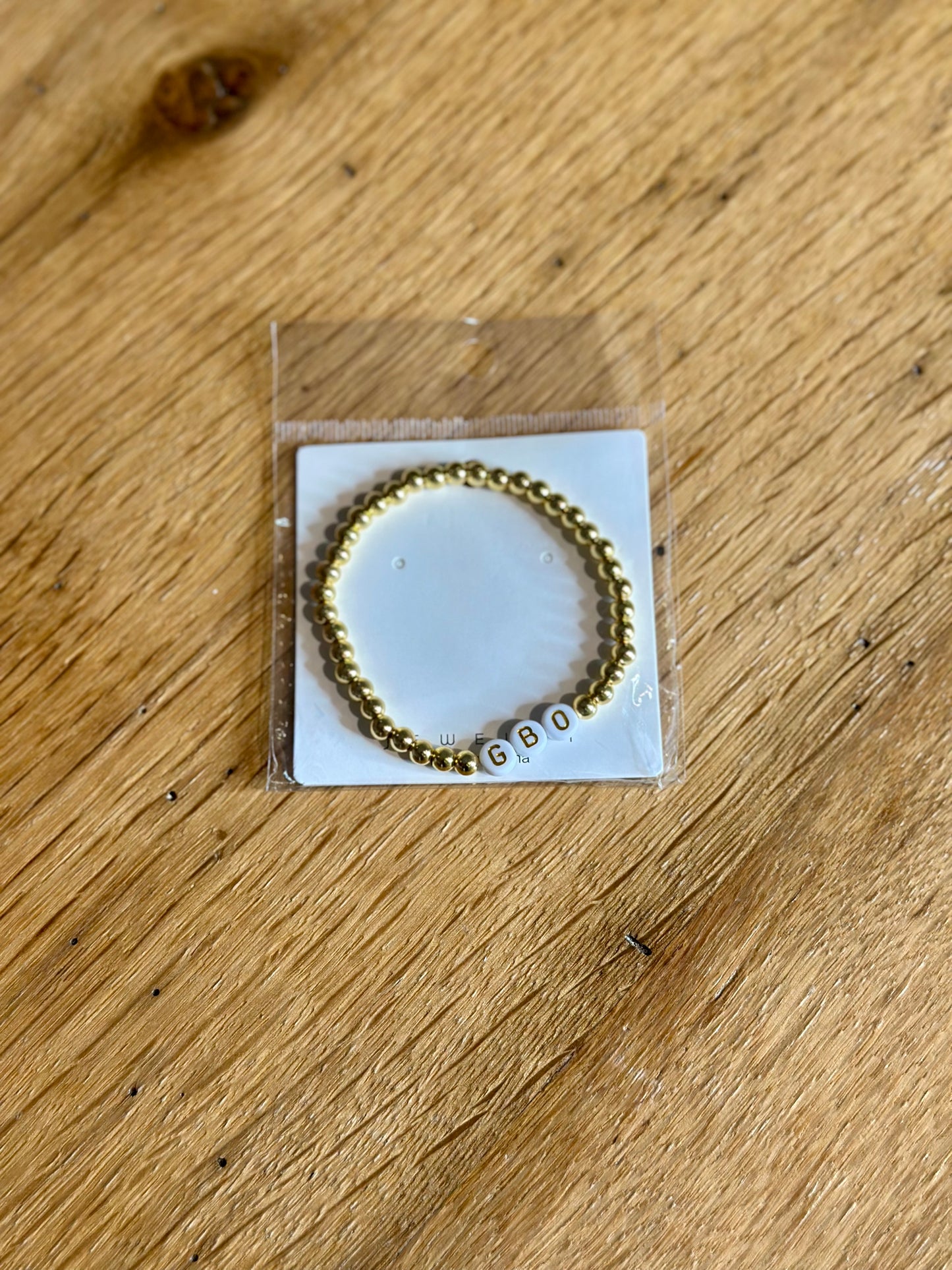 Tennessee GBO Gold Beaded Game Day Bracelet