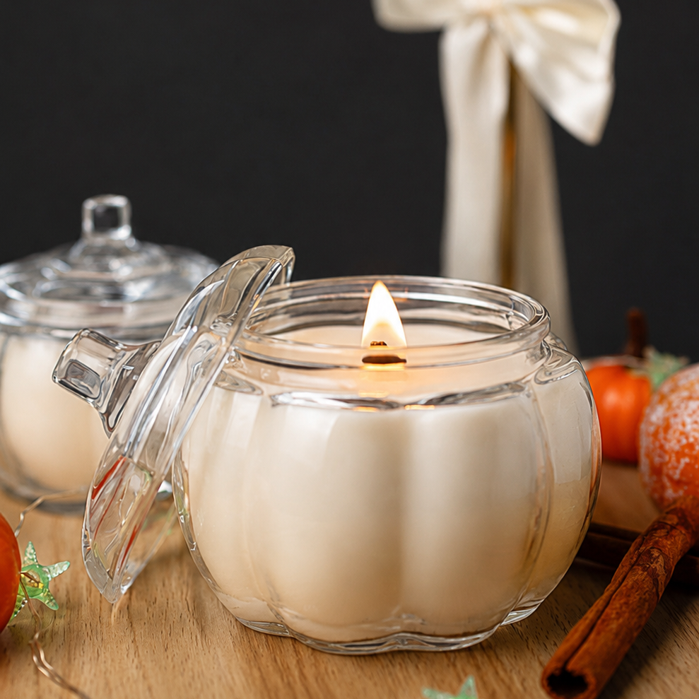 Pumpkin Glass Candle | Fall Collection