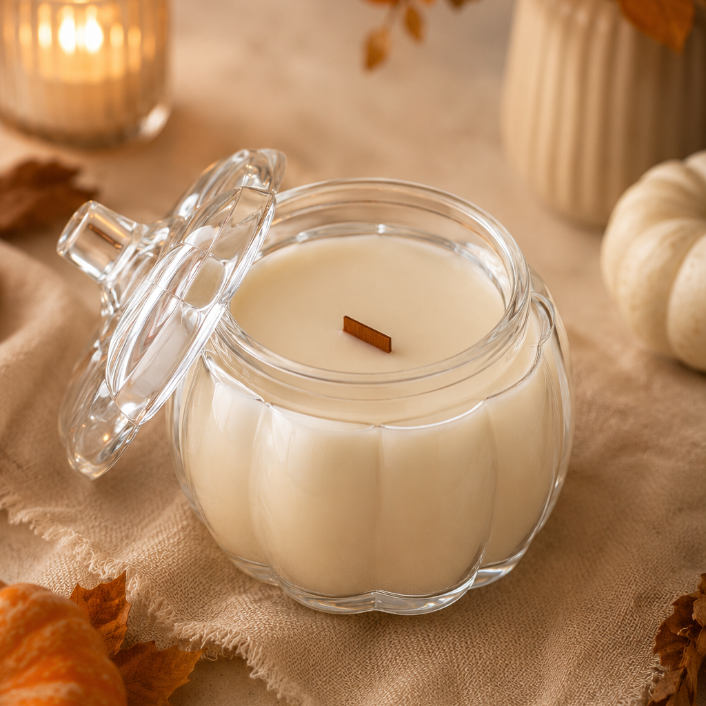 Pumpkin Glass Candle | Fall Collection