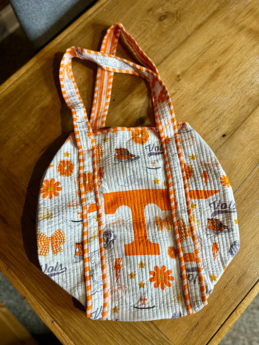 Tennessee Volunteers Quilted Game Day Duffel Bag