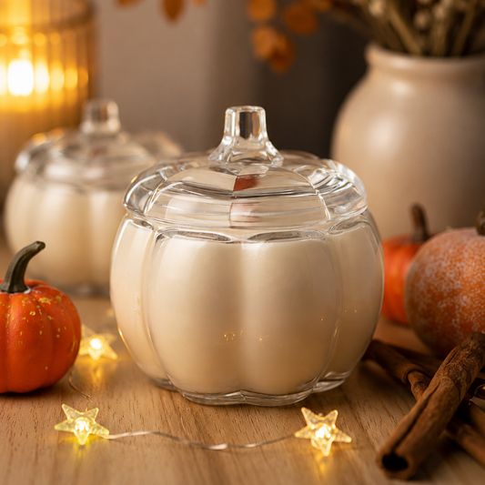 Pumpkin Glass Candle | Fall Collection