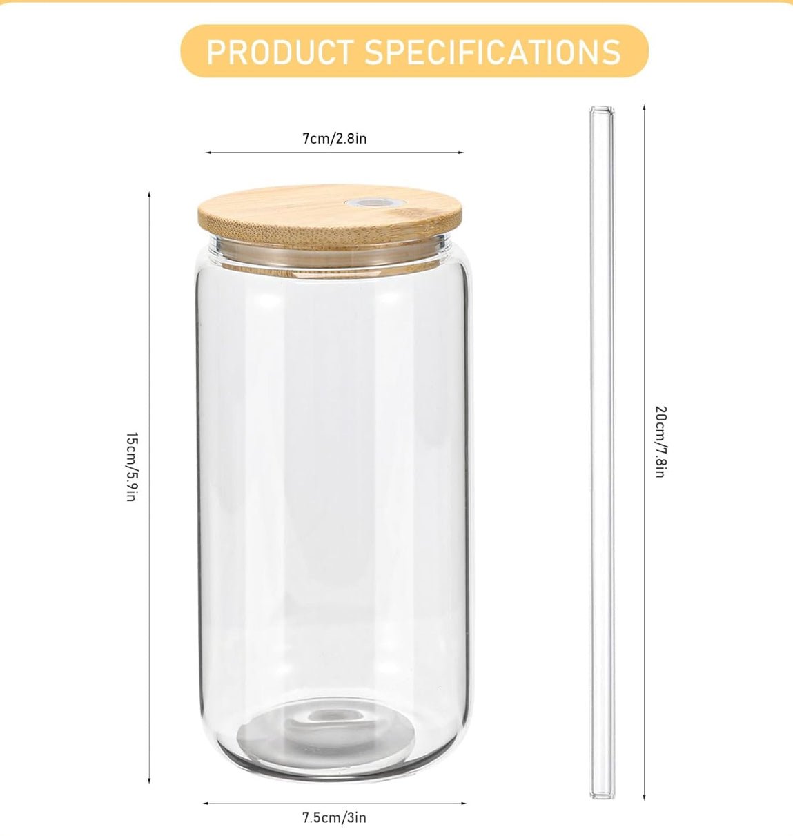 Pumpkin Spice Glass Tumbler | 16oz